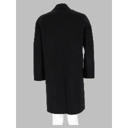Cappotto Monopetto In Lana