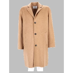 Cappotto Monopetto In Lana