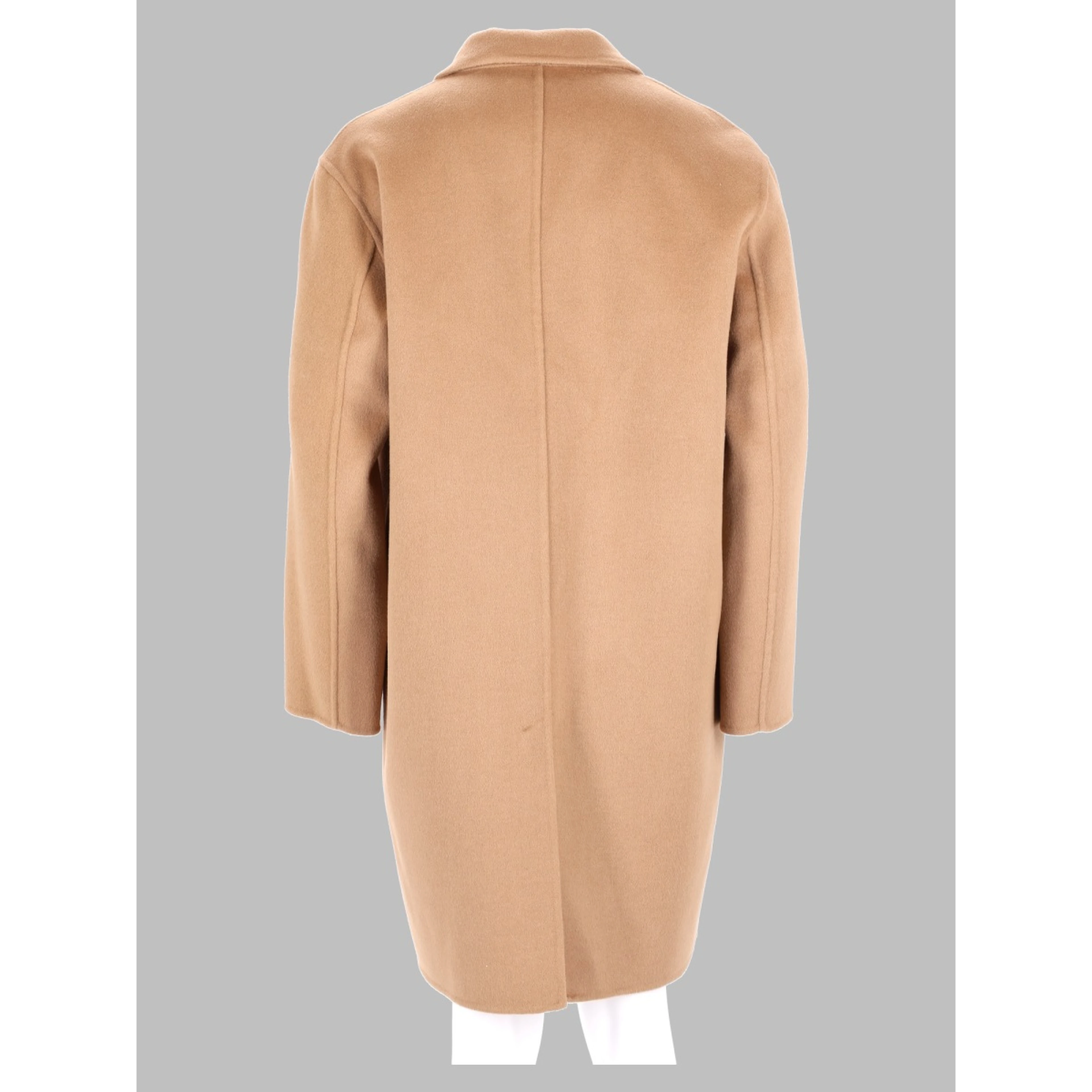 Cappotto Monopetto In Lana