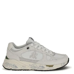 White Polyamide Chunky Sneakers