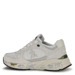 White Polyamide Chunky Sneakers