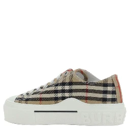 Brown Synthetic Low Top Sneakers