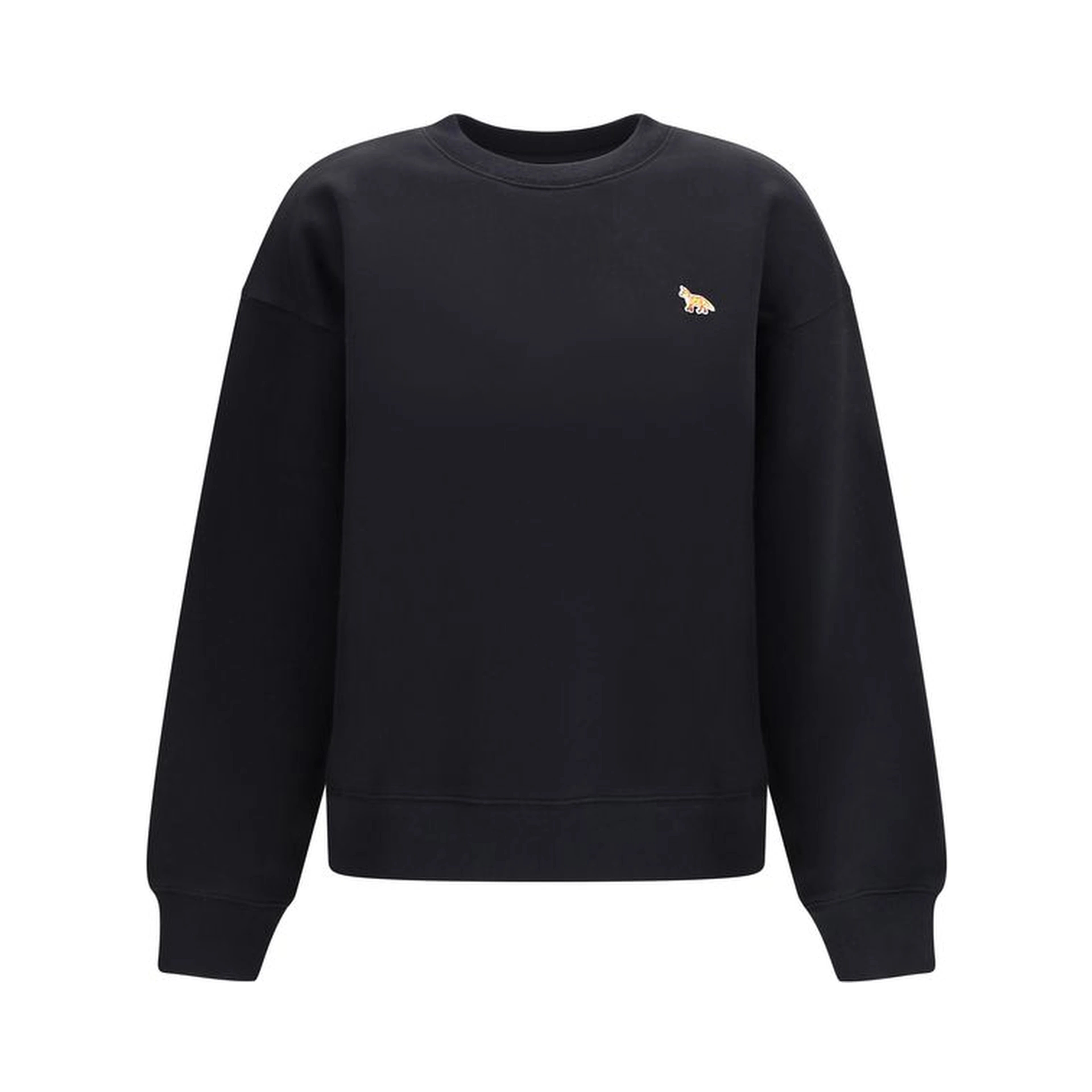 Black Cotton Sweatshirt