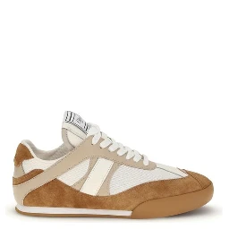 Brown Calf Leather Bos Taurus Athletic Sneakers