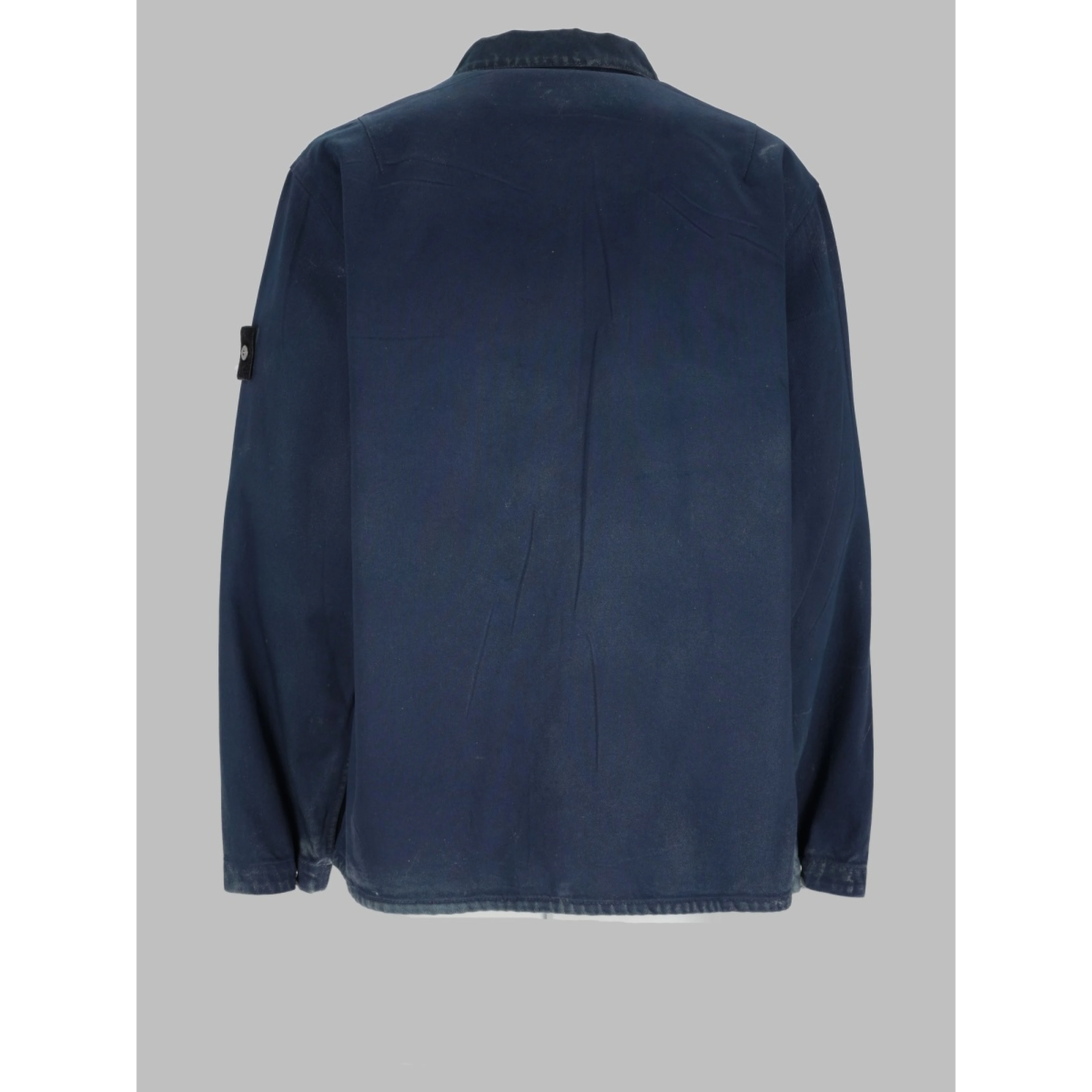 Overshirt In Denim Con Zip