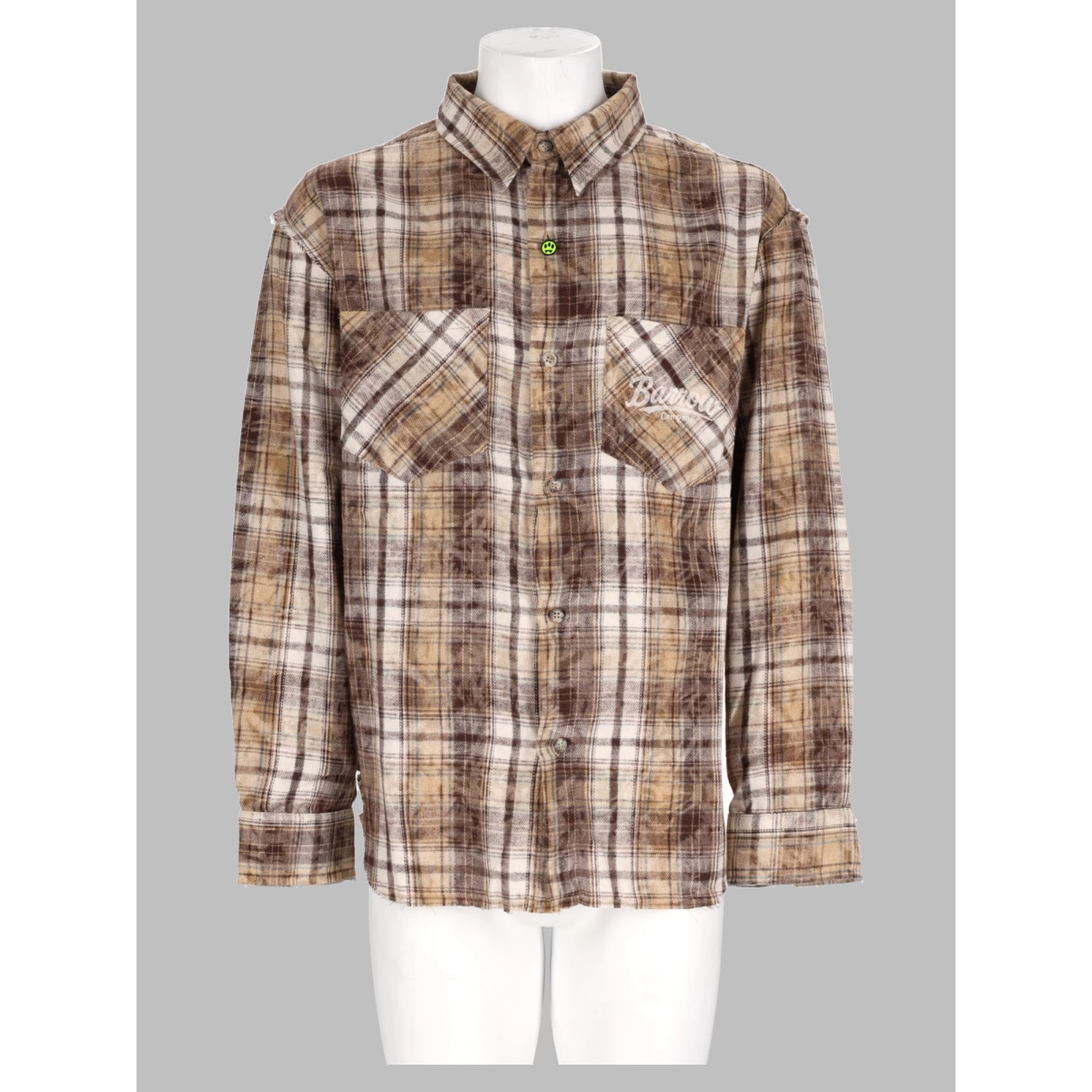 Overshirt In Flanella Con Stampa