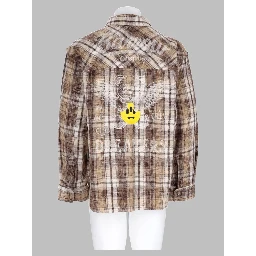 Overshirt In Flanella Con Stampa
