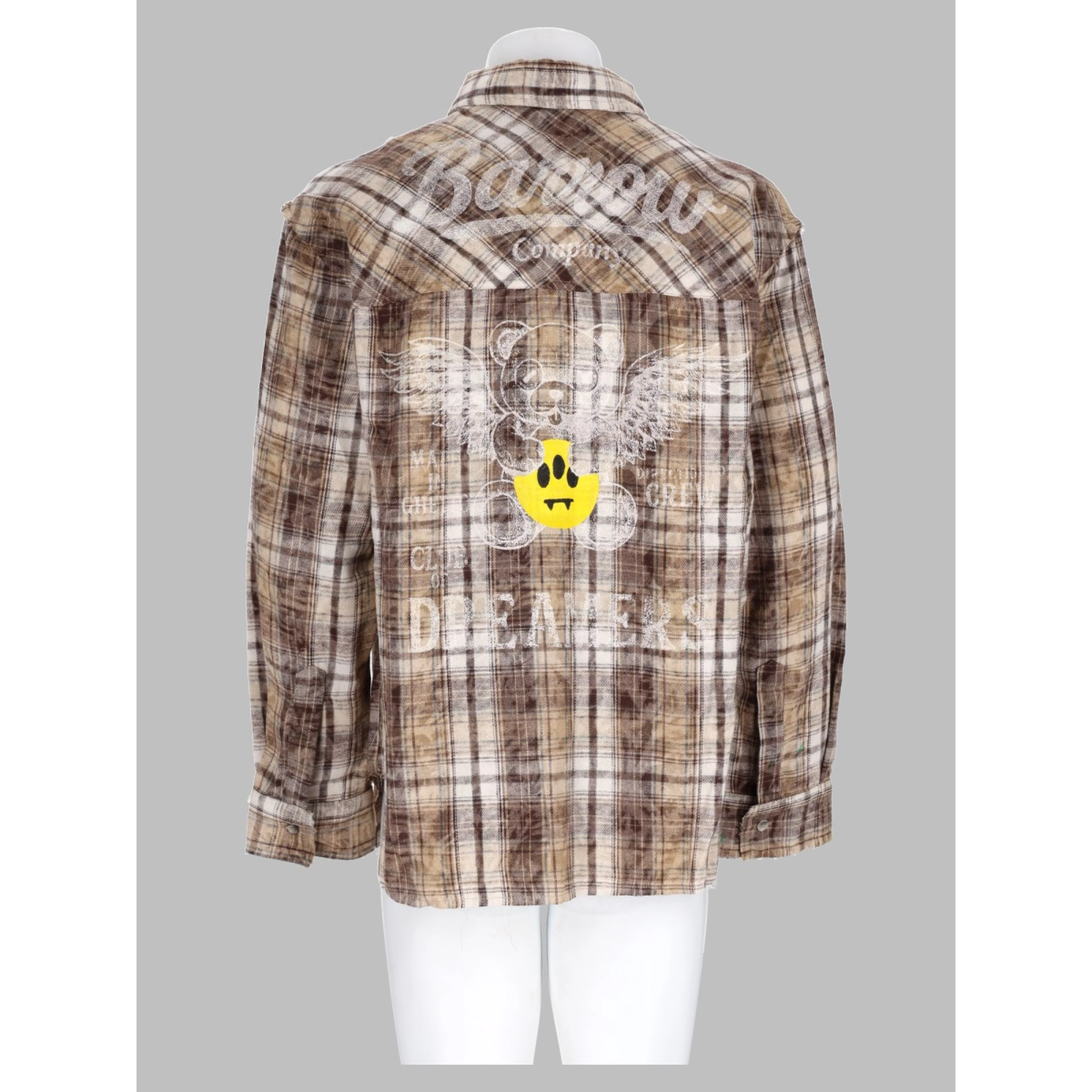 Overshirt In Flanella Con Stampa