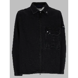 Overshirt In Denim Con Zip