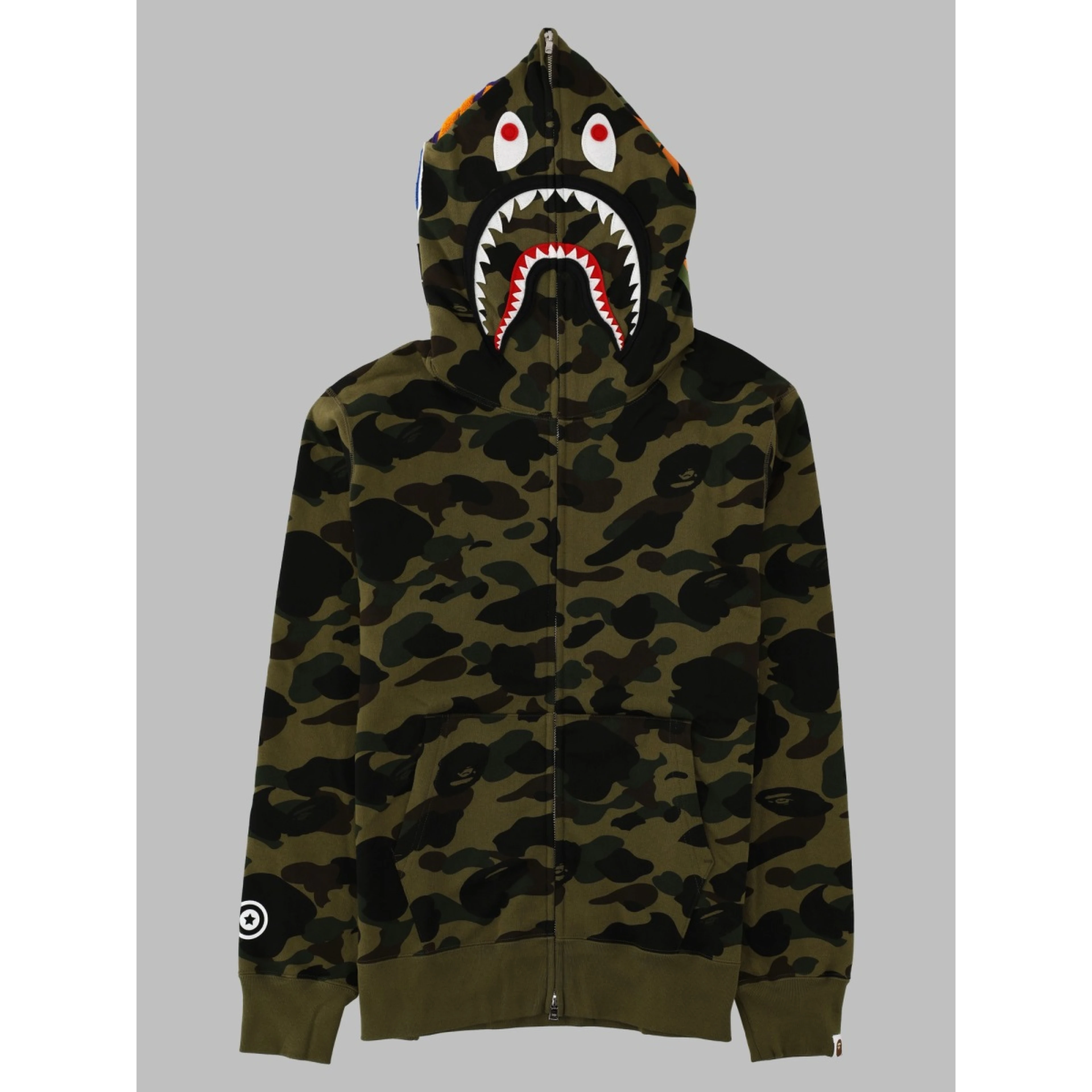 Felpa "Camo Shark" con Cappuccio