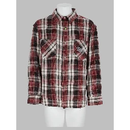 Overshirt In Flanella Con Stampa