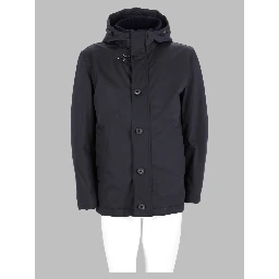 Caban Double Front In Gabardine Tecnico