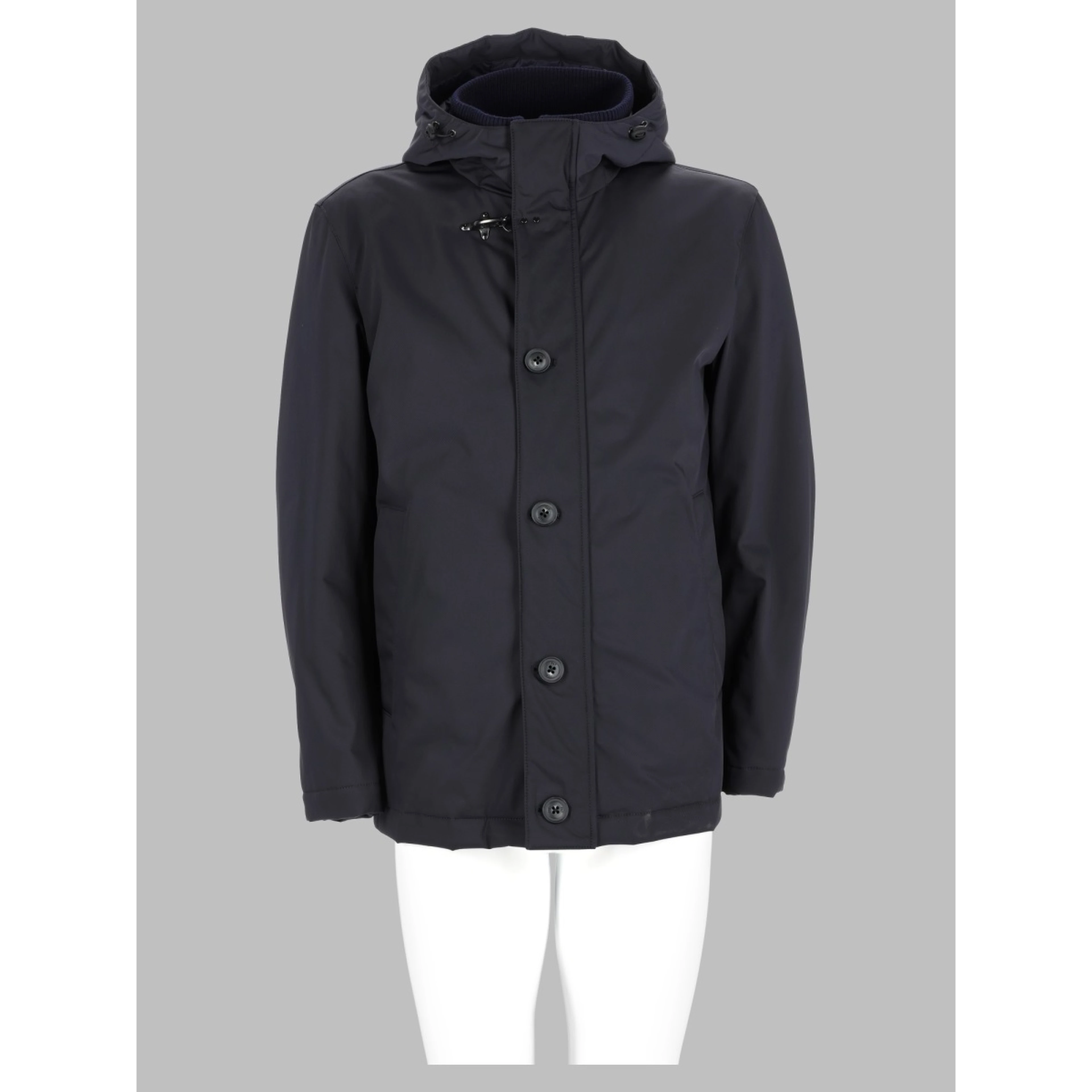 Caban Double Front In Gabardine Tecnico