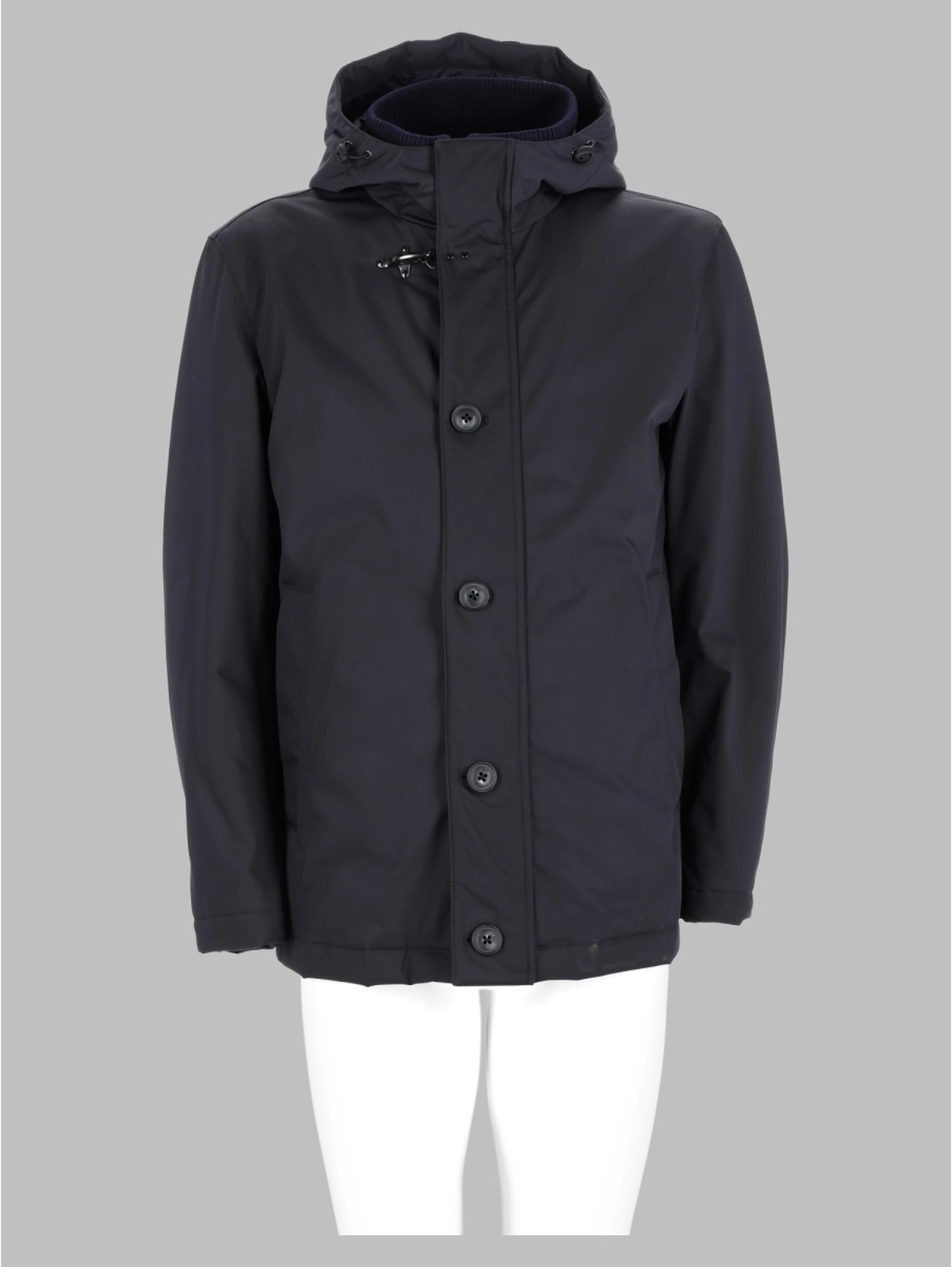 Caban Double Front In Gabardine Tecnico