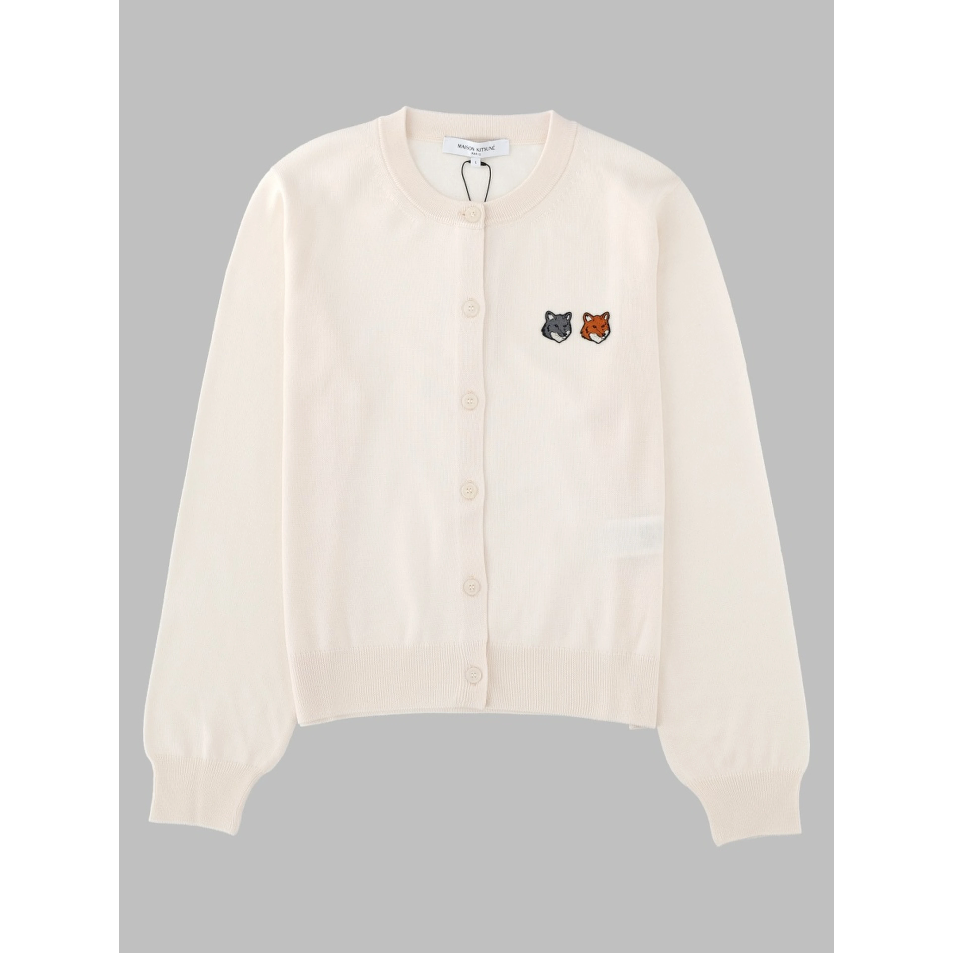 Cardigan "Double Fox Head"