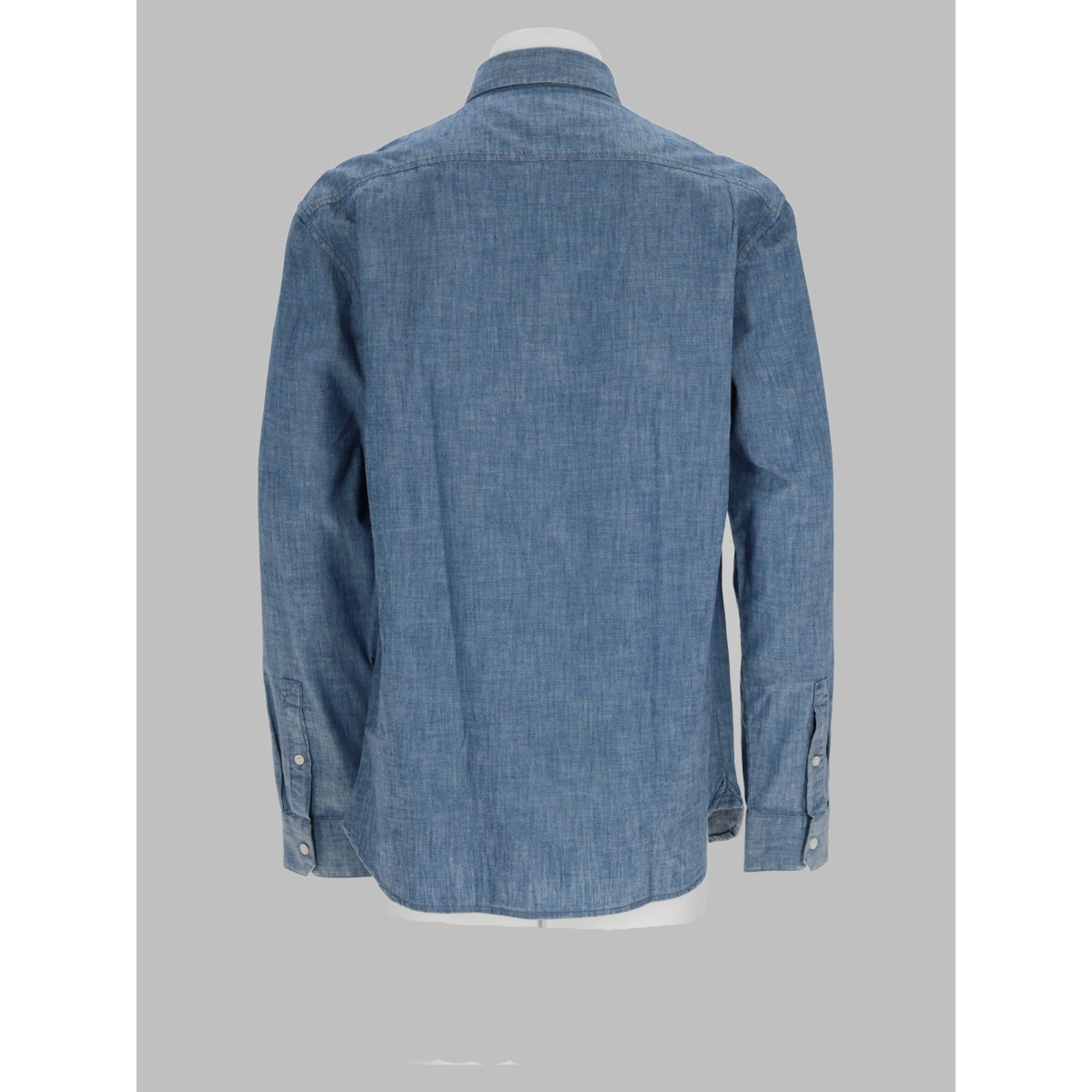 Camicia In Cotone Con Patch Logo