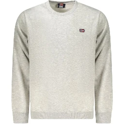 Grigio Cotton Men Sweatshirt