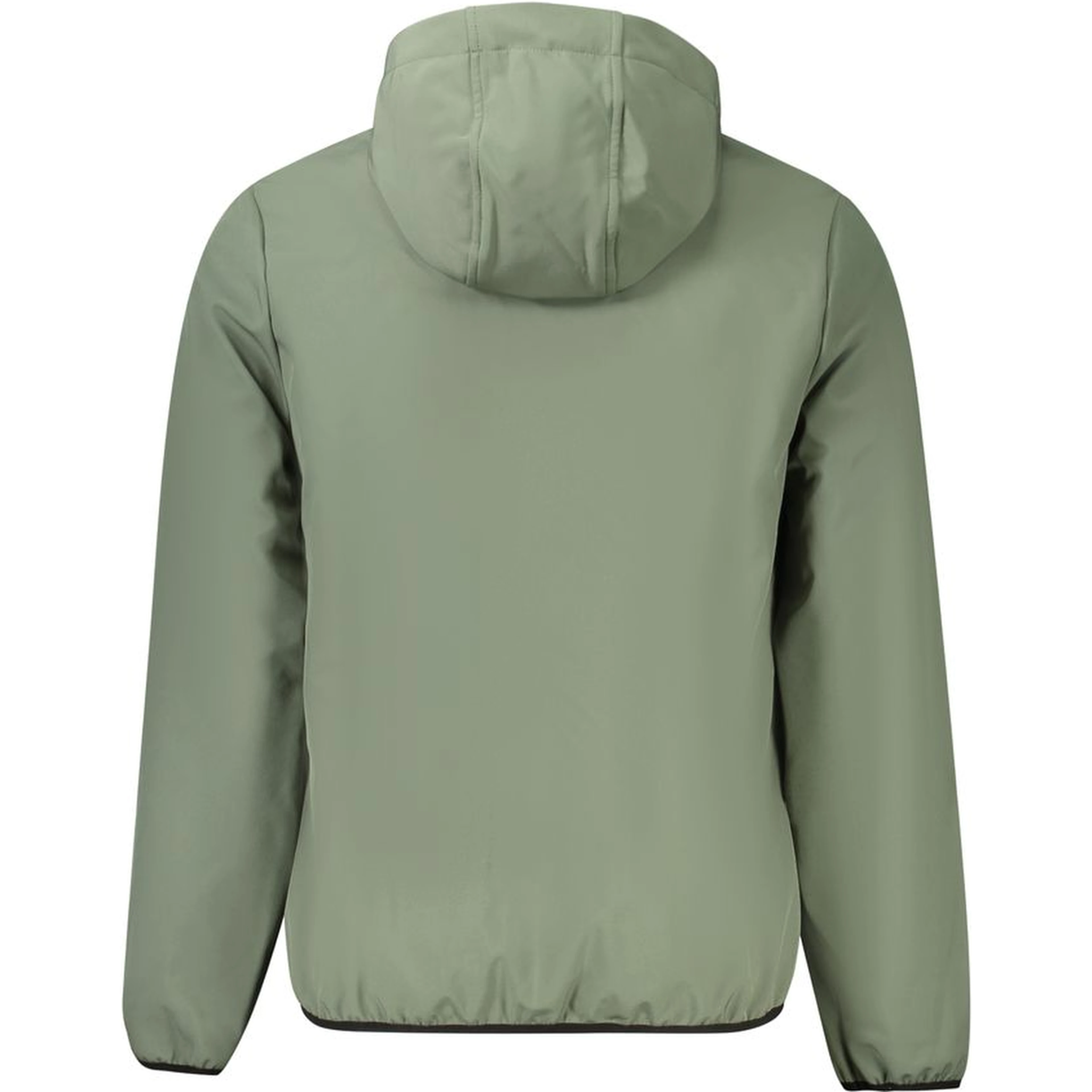 Green Polyester Men Jacket