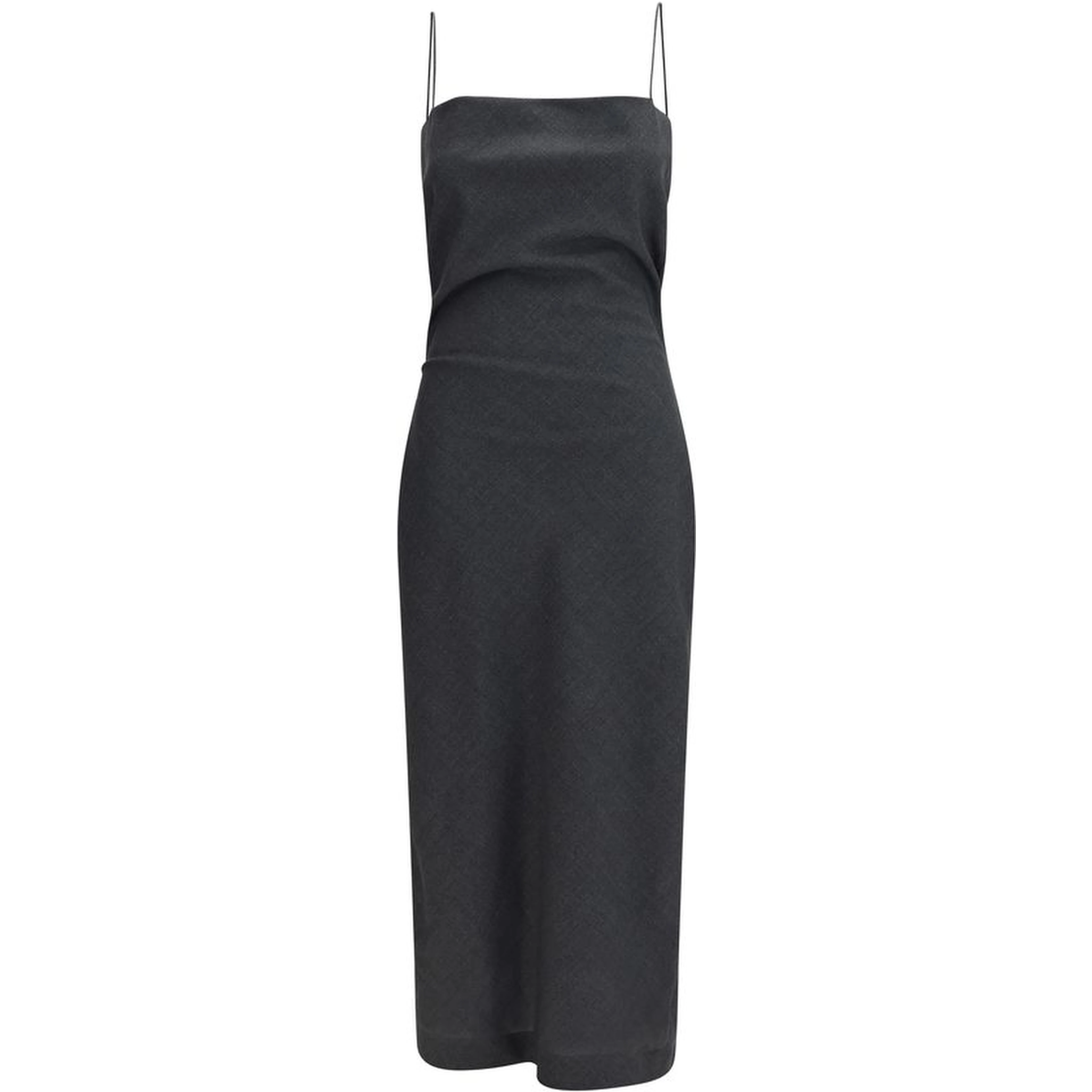 Gray Wool Oves Aries Cocktail Dress