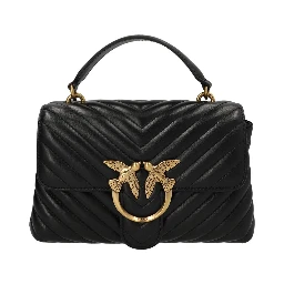 Black Lambskin Handbag