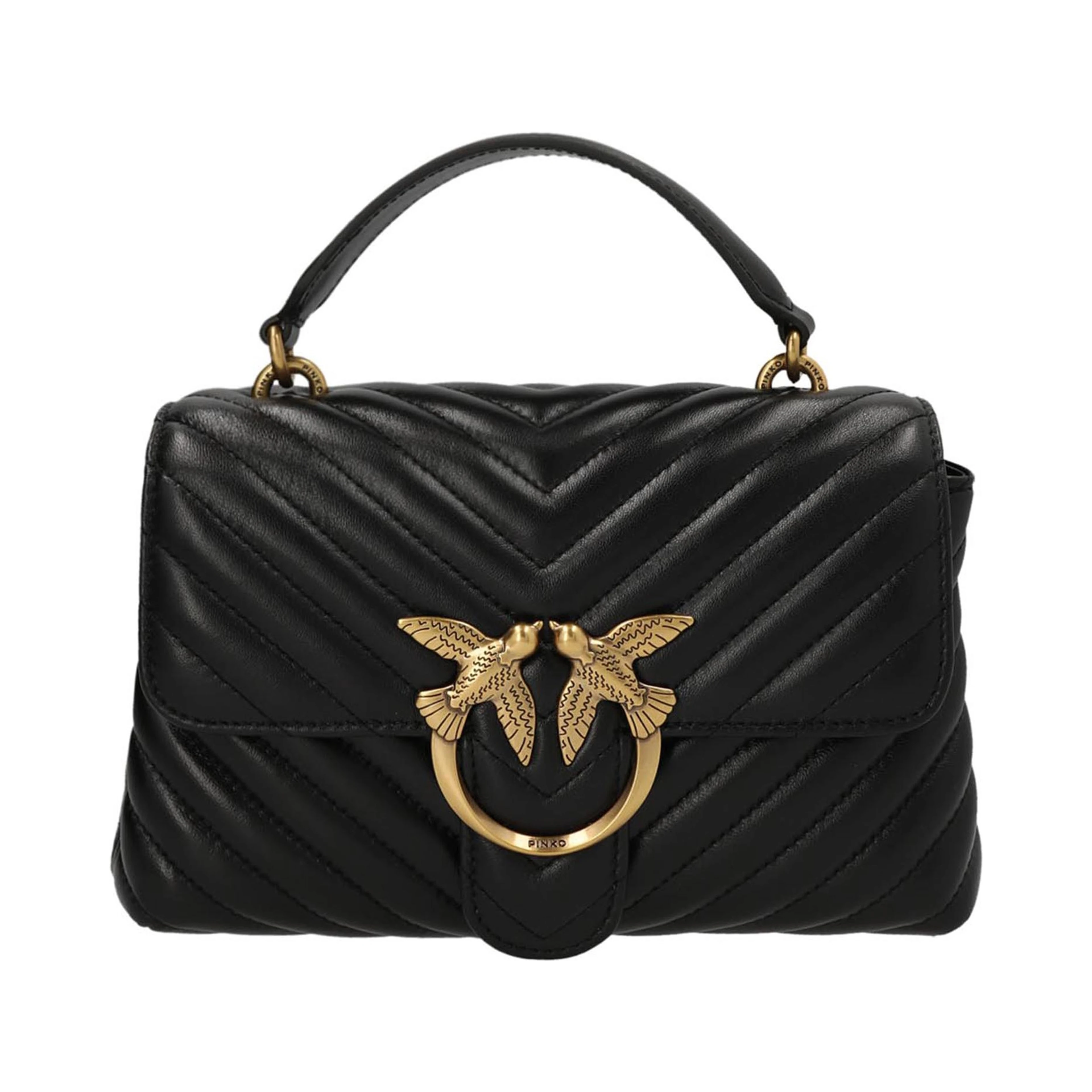Black Lambskin Handbag