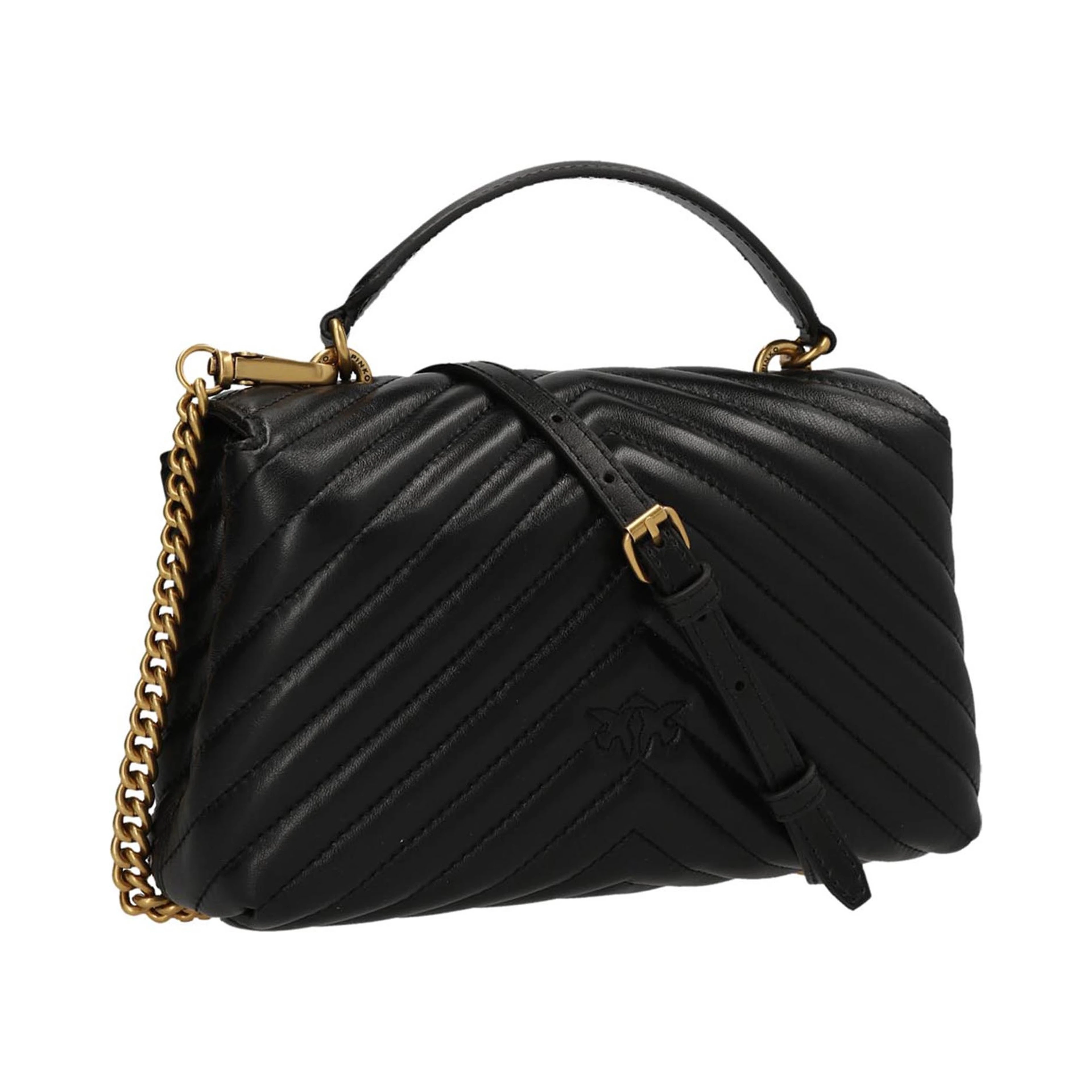 Black Lambskin Handbag