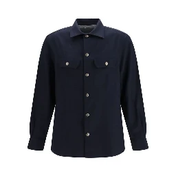 Blue Wool Oves Aries Shirt