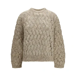 Beige Mohair Sweatshirt