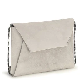 Gray Calf Leather Bos Taurus Shoulder Bag