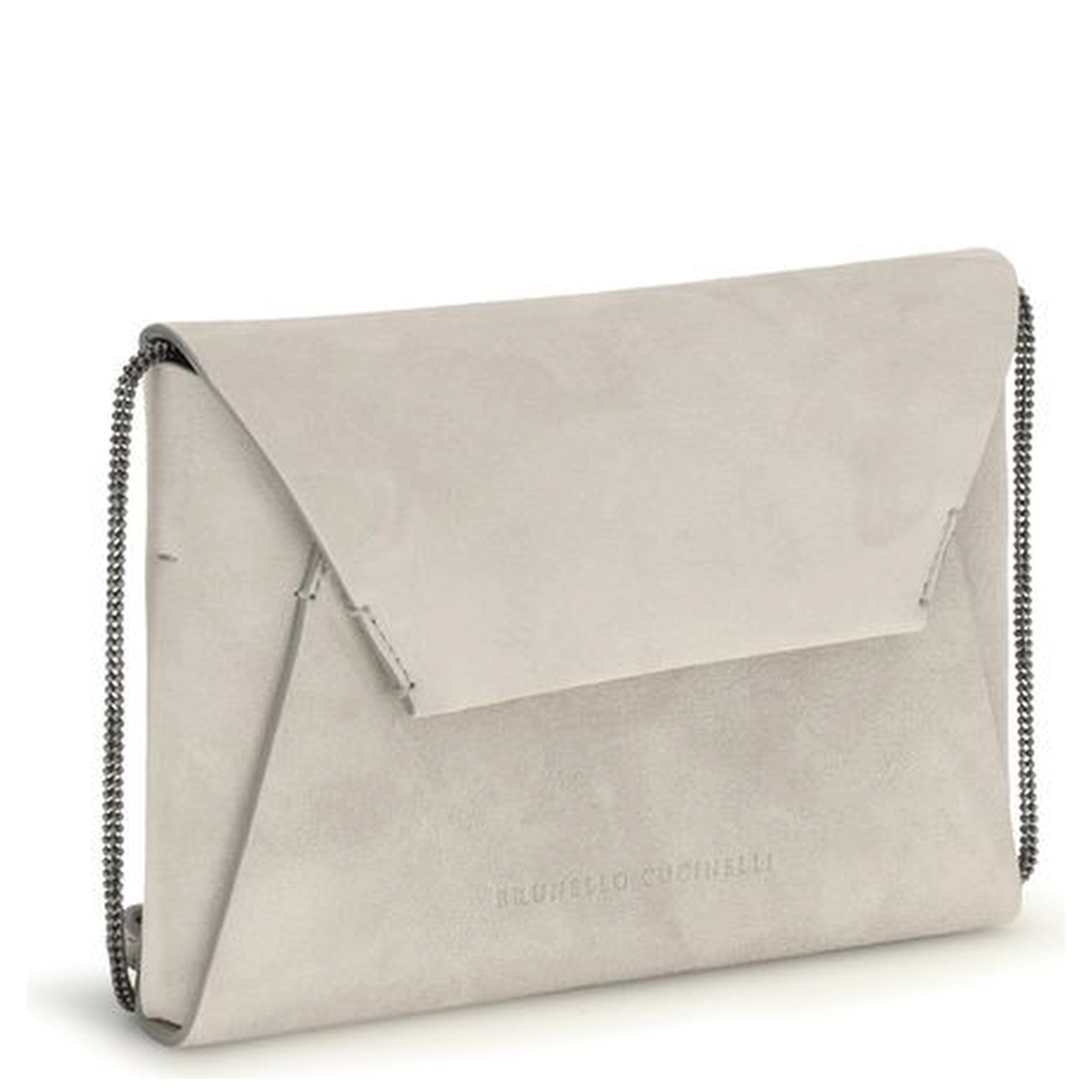 Gray Calf Leather Bos Taurus Shoulder Bag