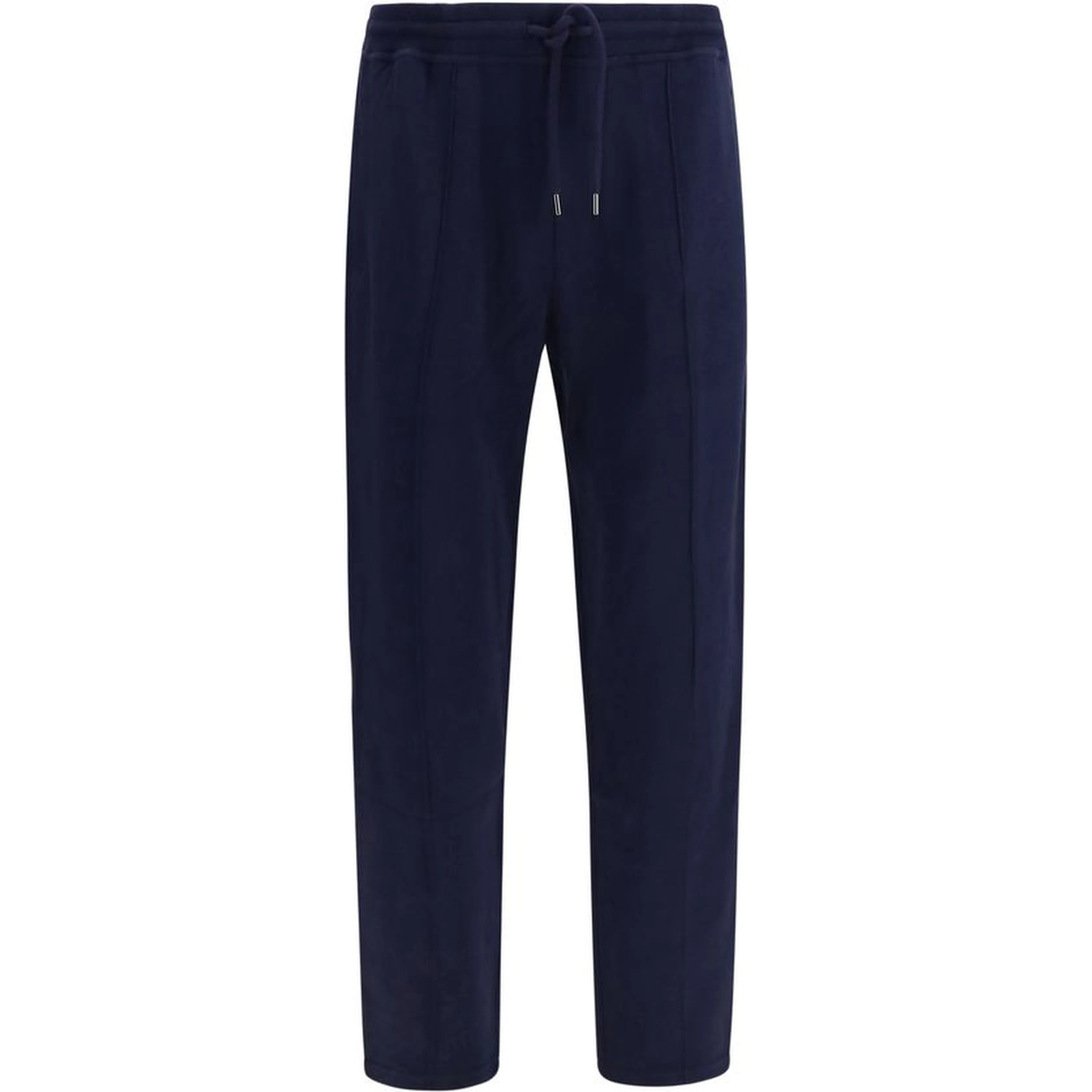Blue Cotton Athletic Pants