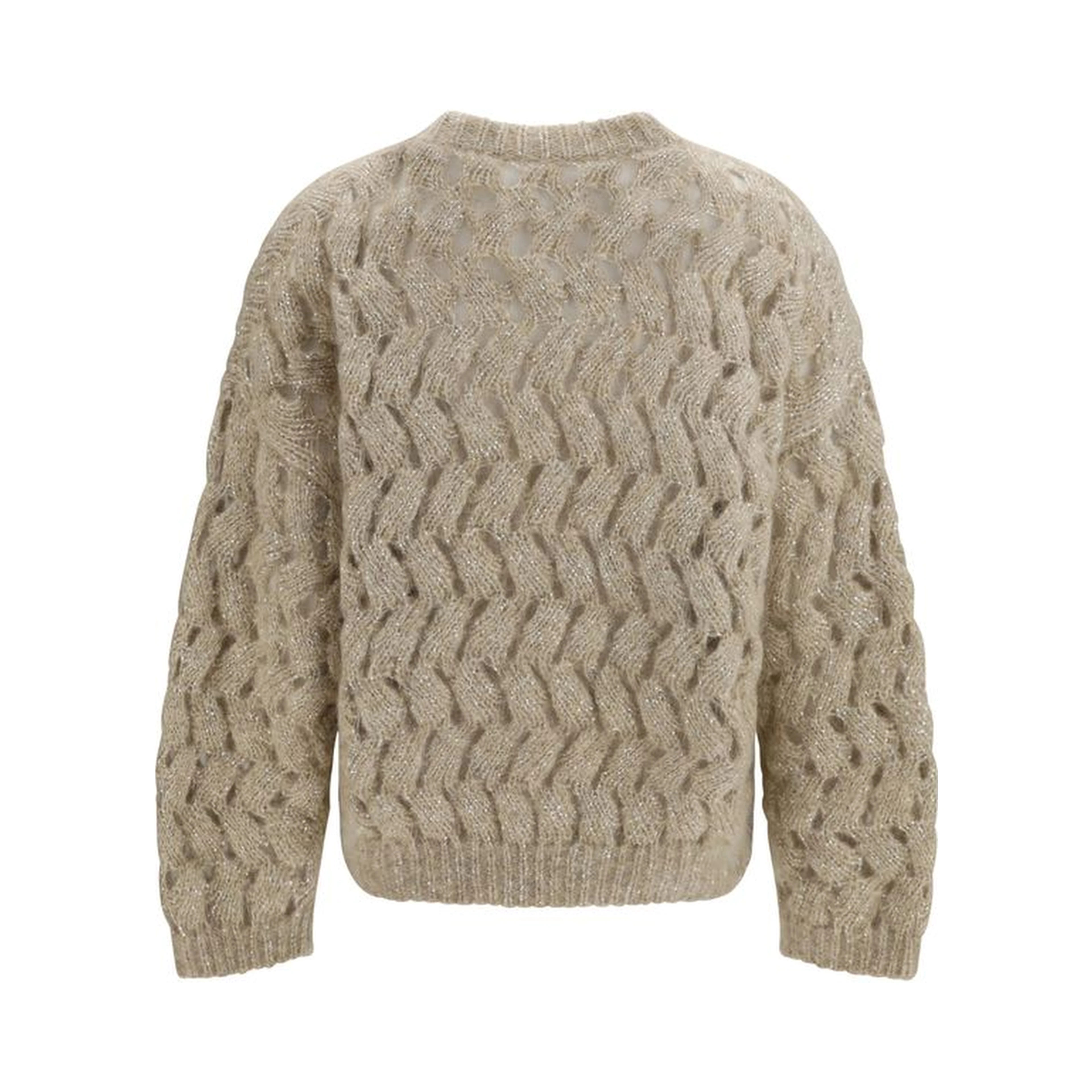 Beige Mohair Sweatshirt