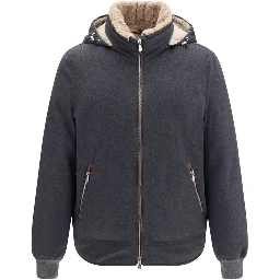 Gray Wool Oves Aries Shell Jacket