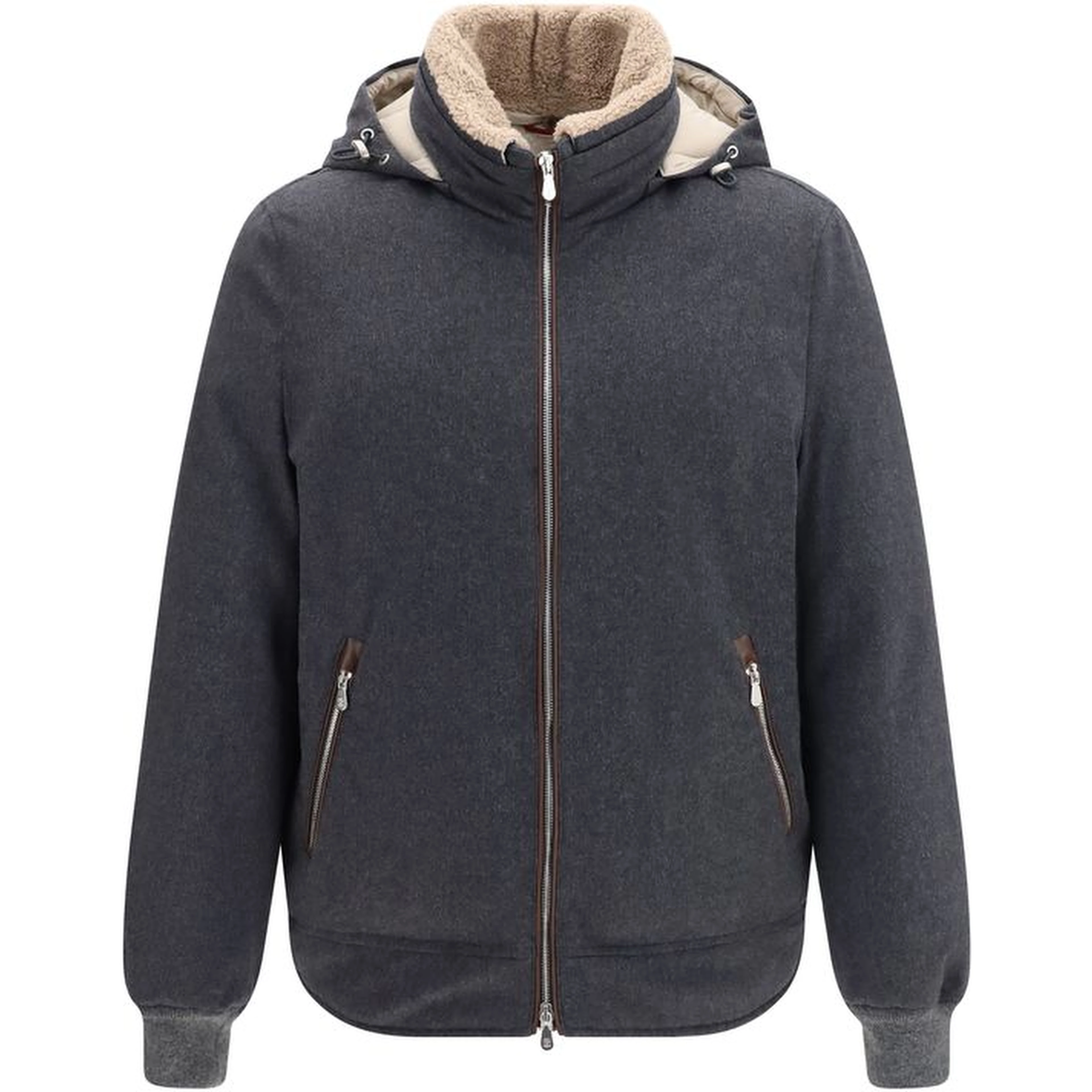 Gray Wool Oves Aries Shell Jacket