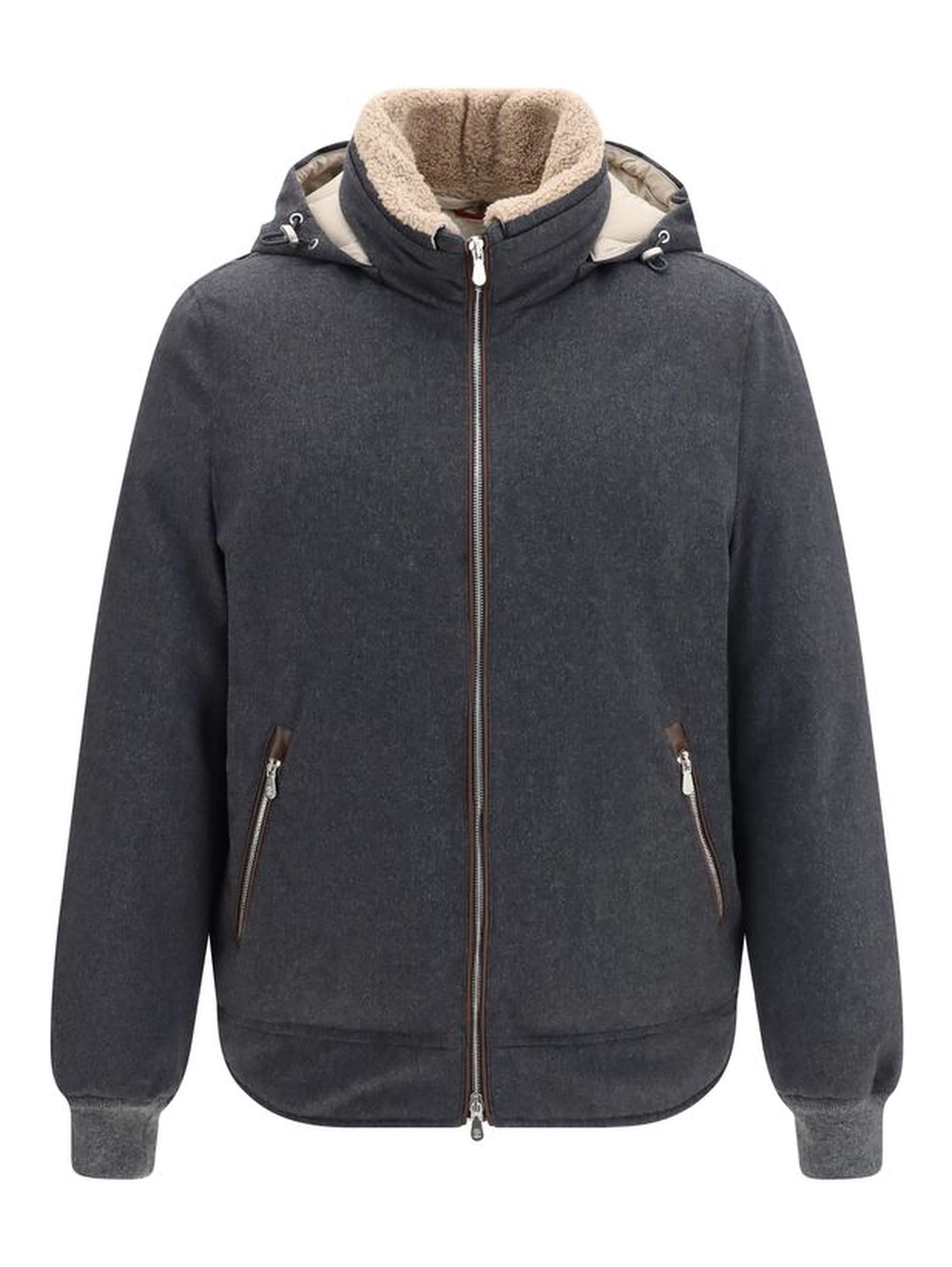 Gray Wool Oves Aries Shell Jacket