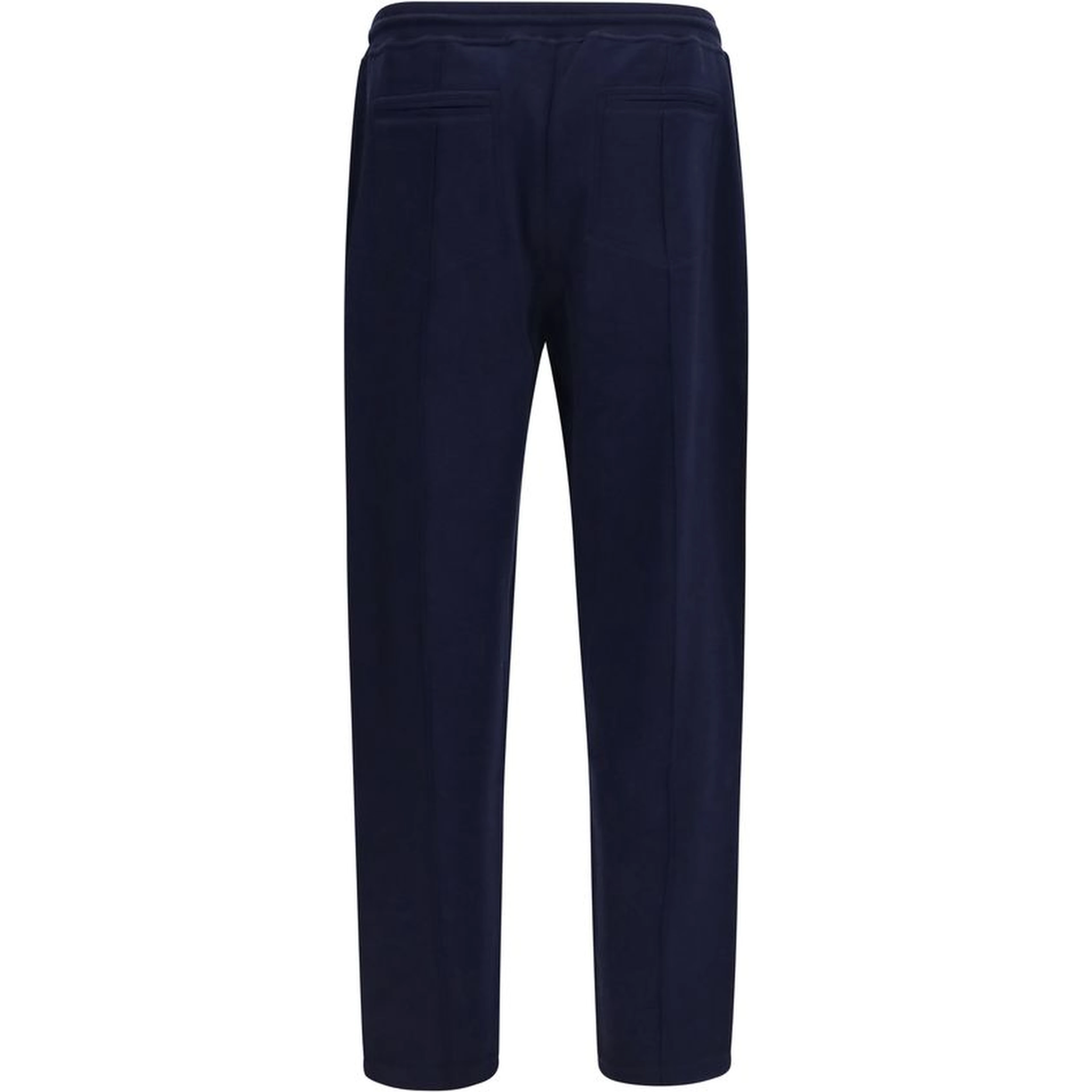 Blue Cotton Athletic Pants
