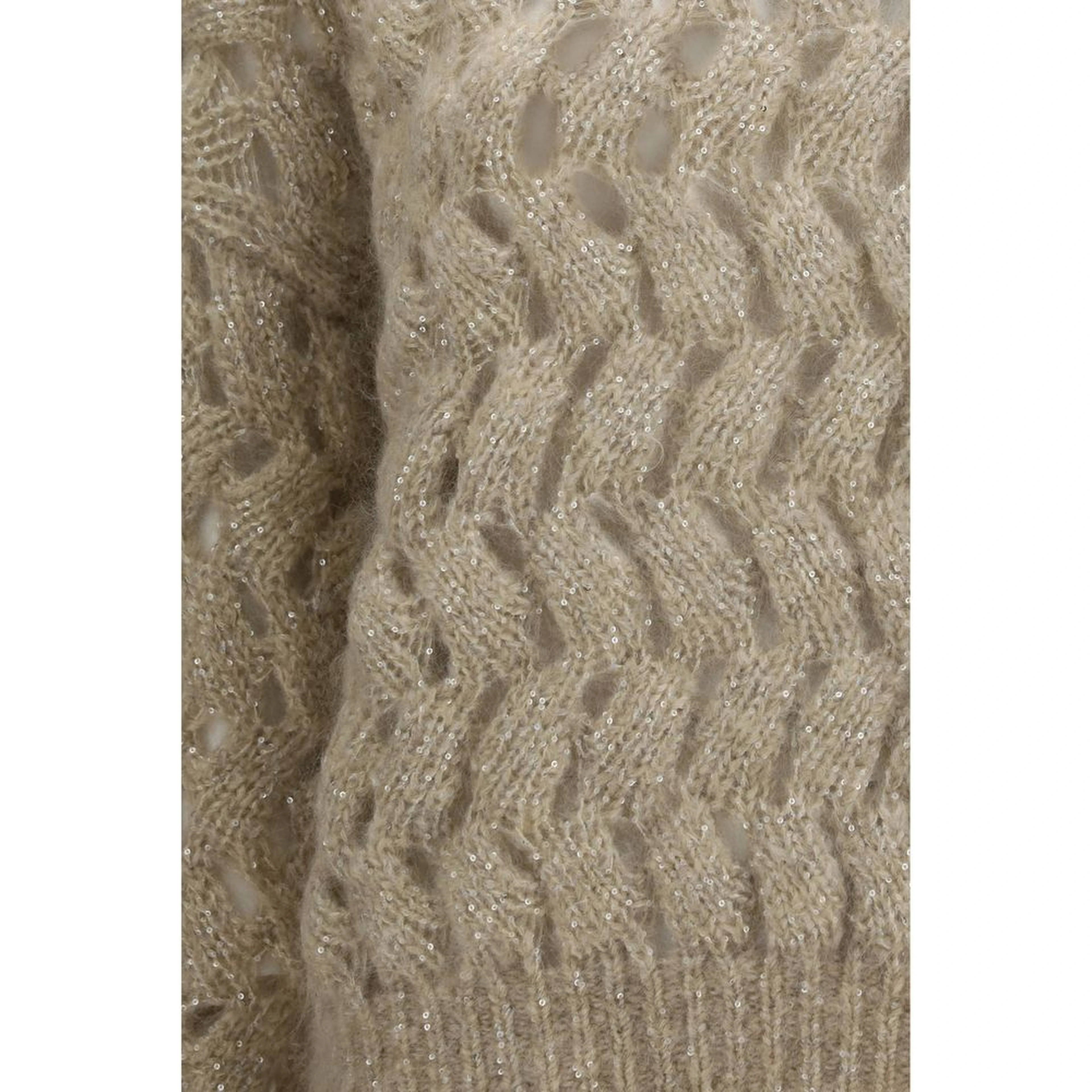 Beige Mohair Sweatshirt