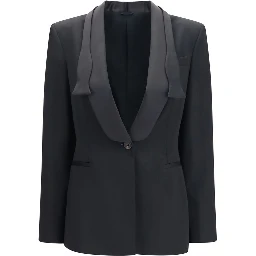 Black Wool Oves Aries Full-Length Jacket