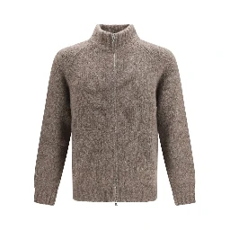 Beige Cashmere Cardigan