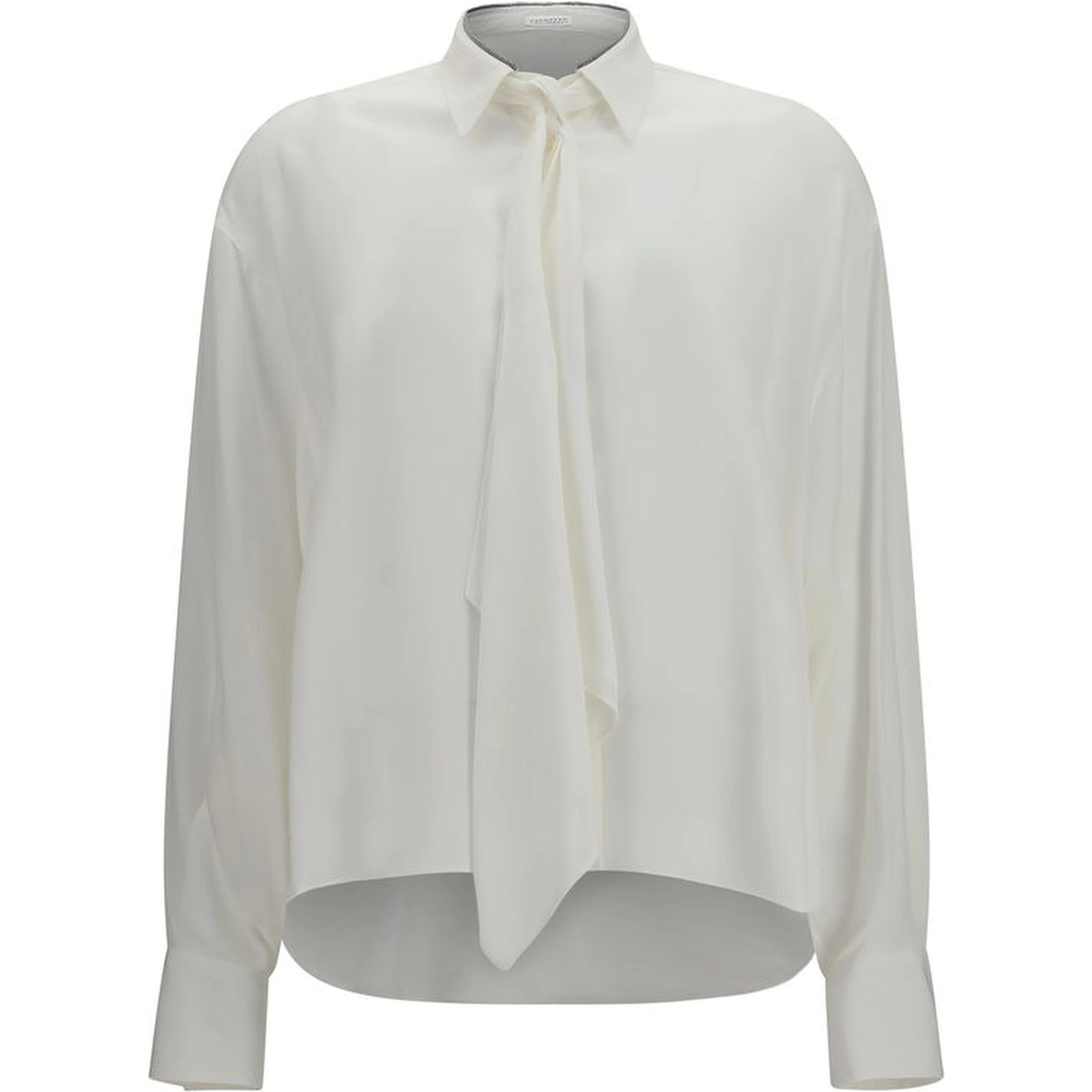 White Silk Dress Shirt