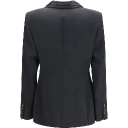 Black Wool Oves Aries Full-Length Jacket