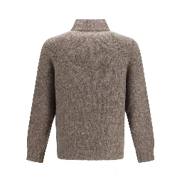 Beige Cashmere Cardigan