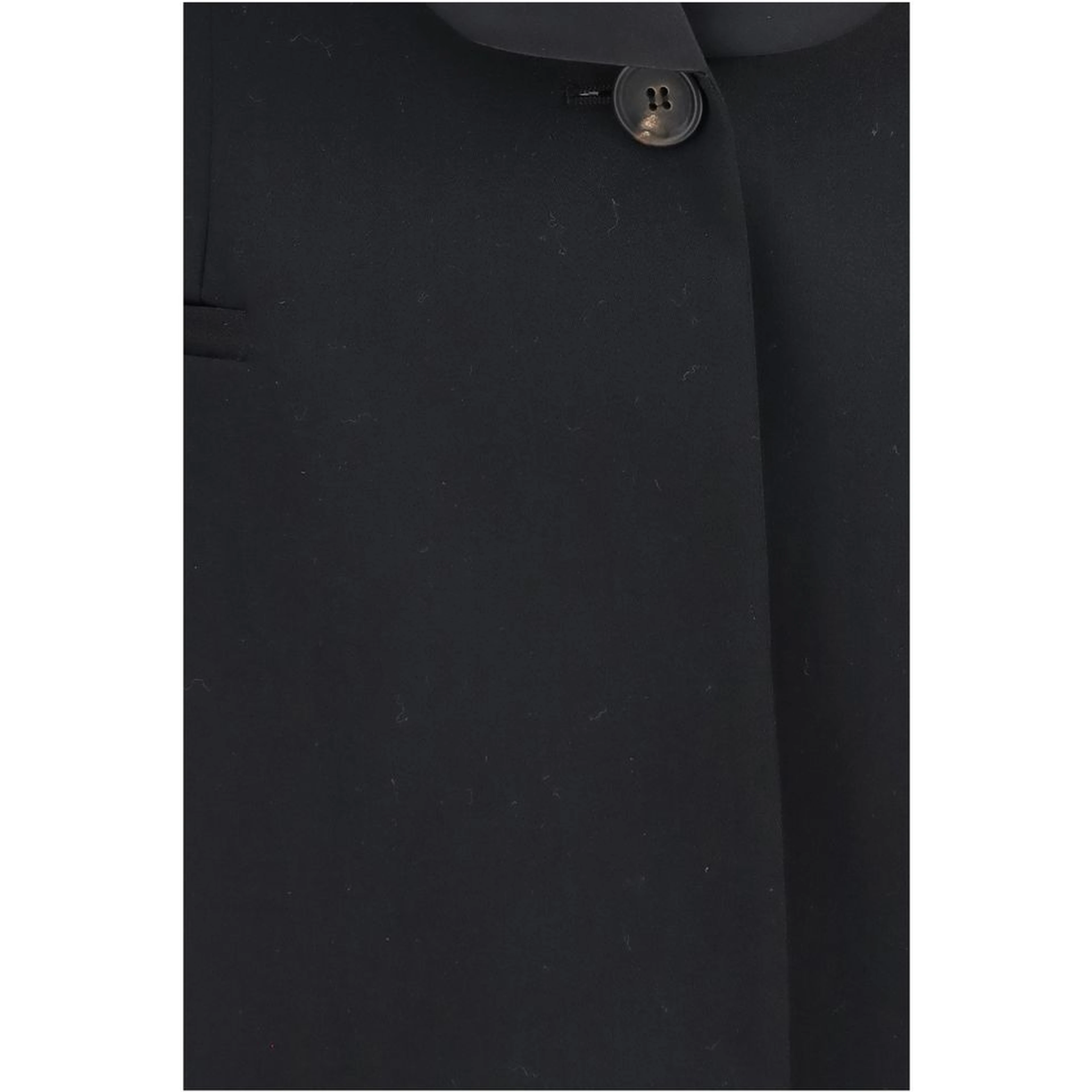 Black Wool Oves Aries Full-Length Jacket