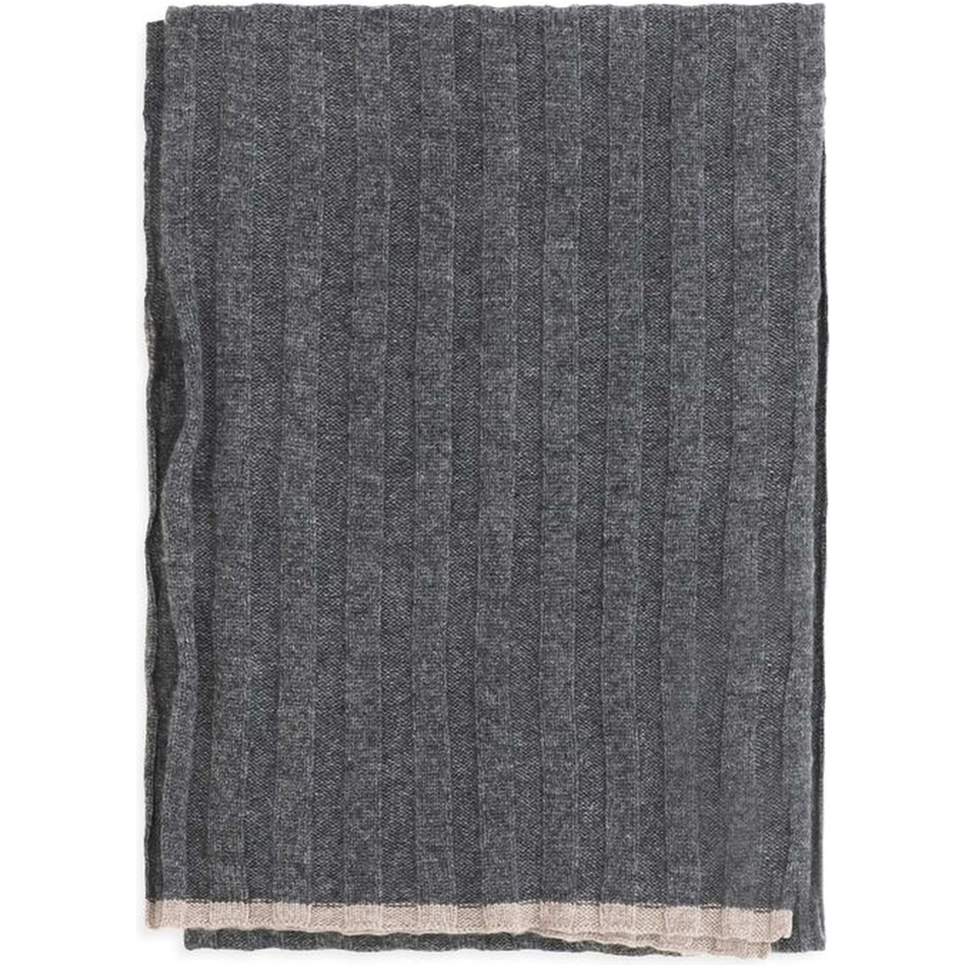 Gray Cashmere Scarf