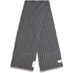 Gray Cashmere Scarf