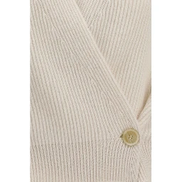 Beige Cashmere Cardigan