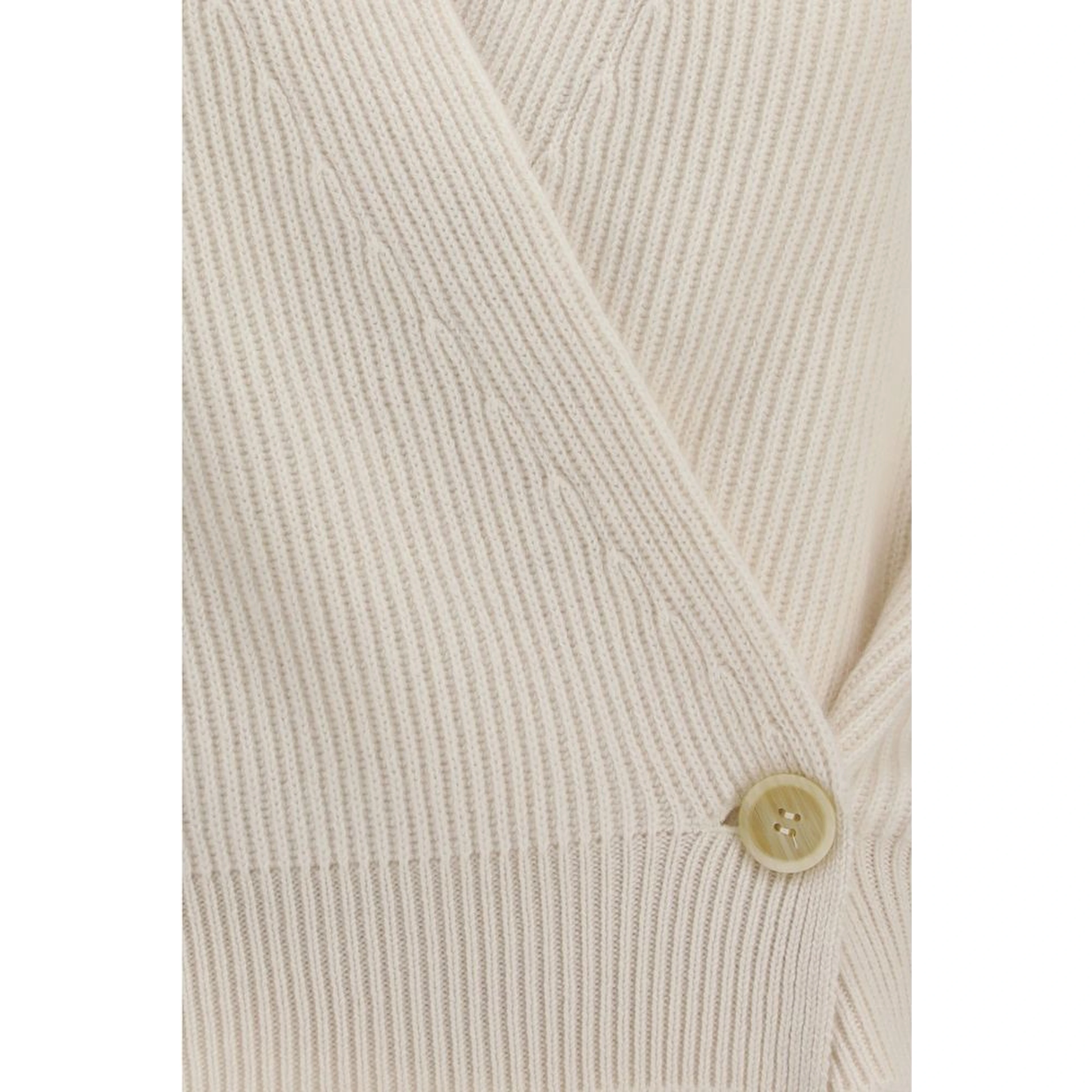 Beige Cashmere Cardigan