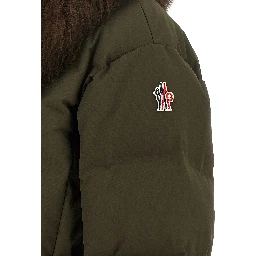 Bicolor Polyester Full-Length Jacket