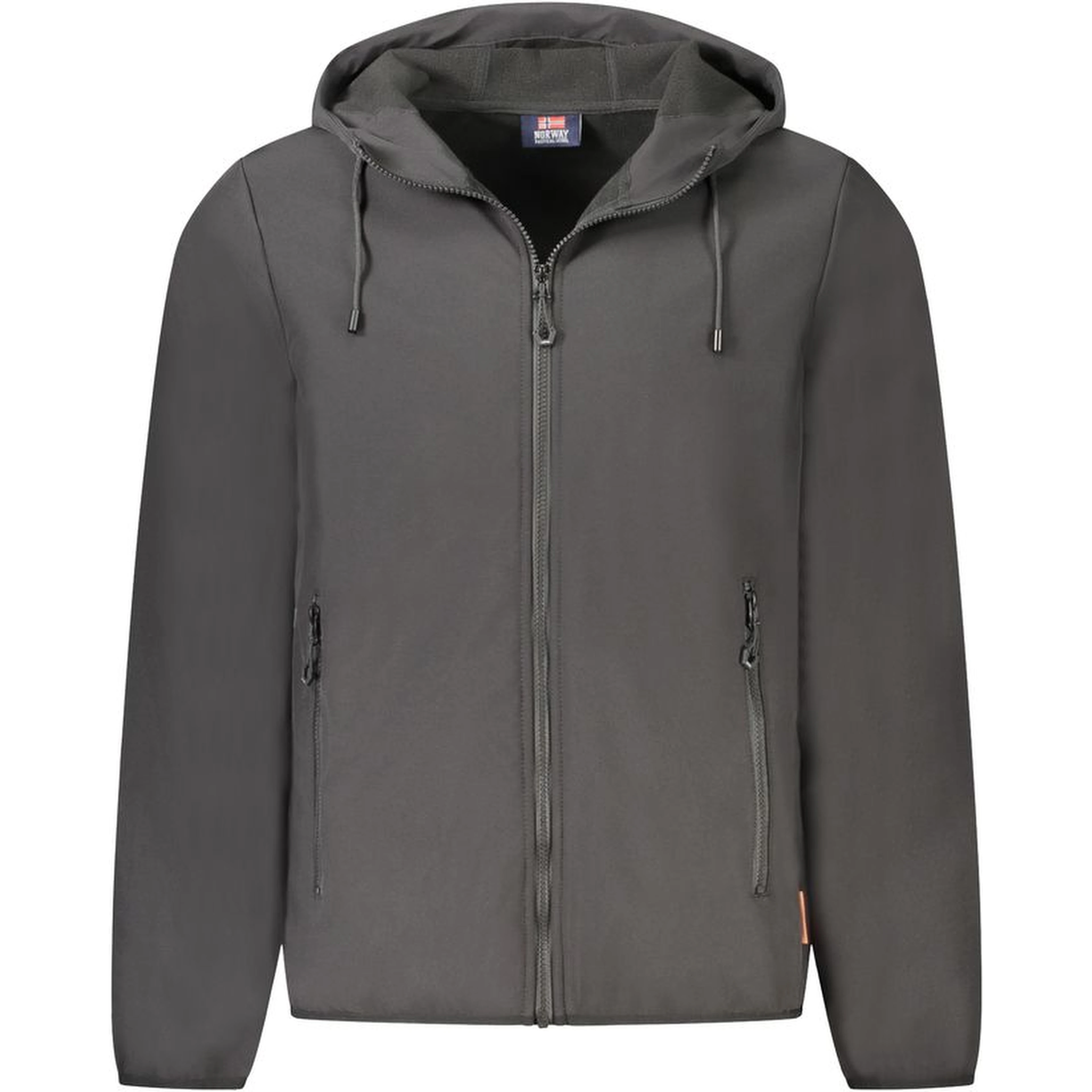 Black Polyester Men's Jacket