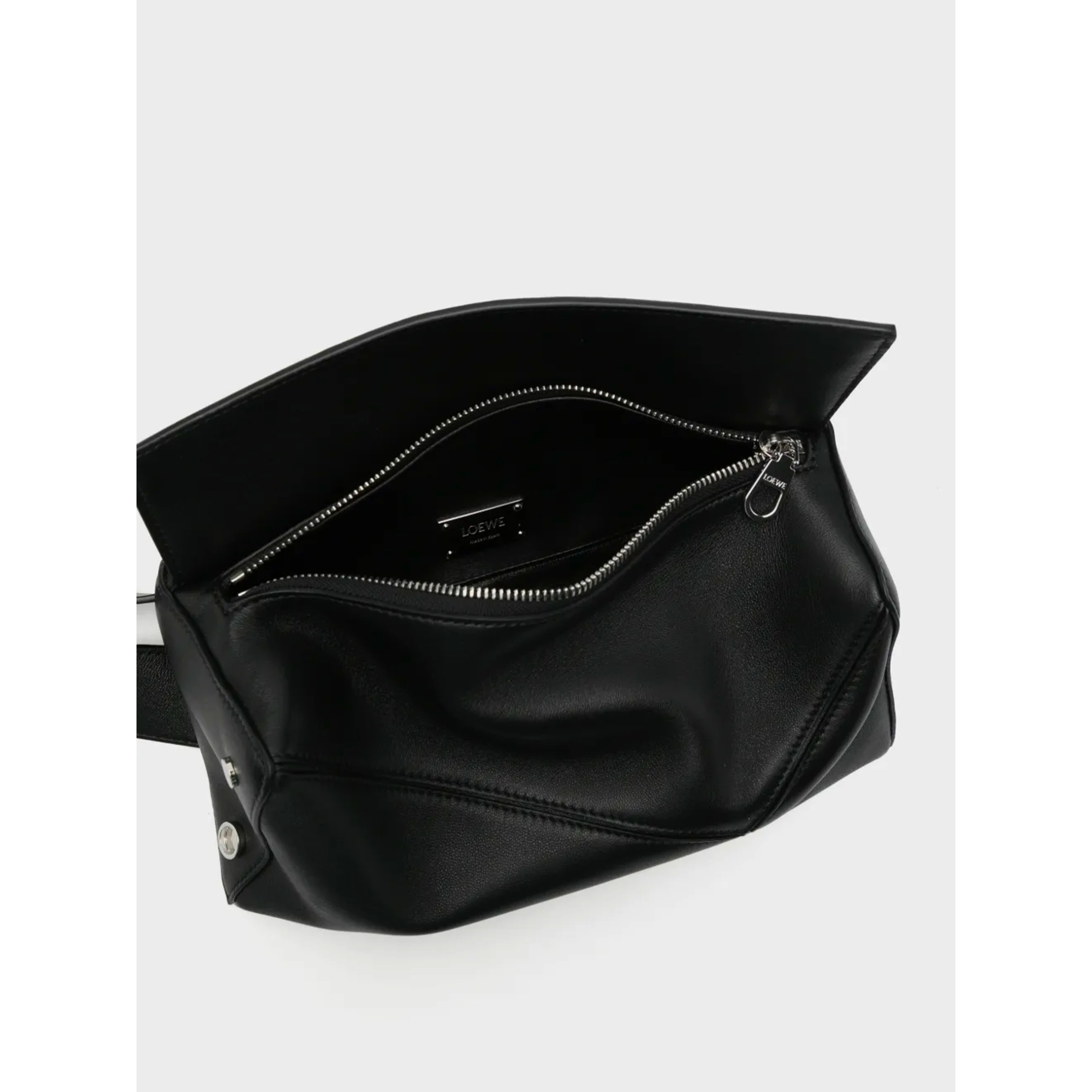 Black Featherlight Puzzle Slingbag waist bag